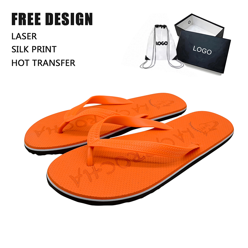 Custom Men's EVA Flip Flops & Thong Sandals | Non-Slip Beach Slippers