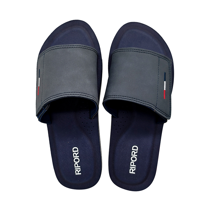 Wholesale Men's PU Slide Sandals with EVA Sole - Image 3