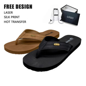 Wholesale Men's Thong Sandals | PU Strap, EVA Sole, Outdoor Beach Hiking