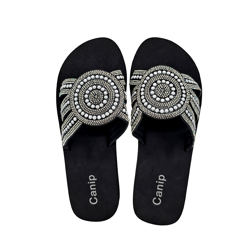 Wholesale Women’s Rhinestone Slide Sandals - Image 3