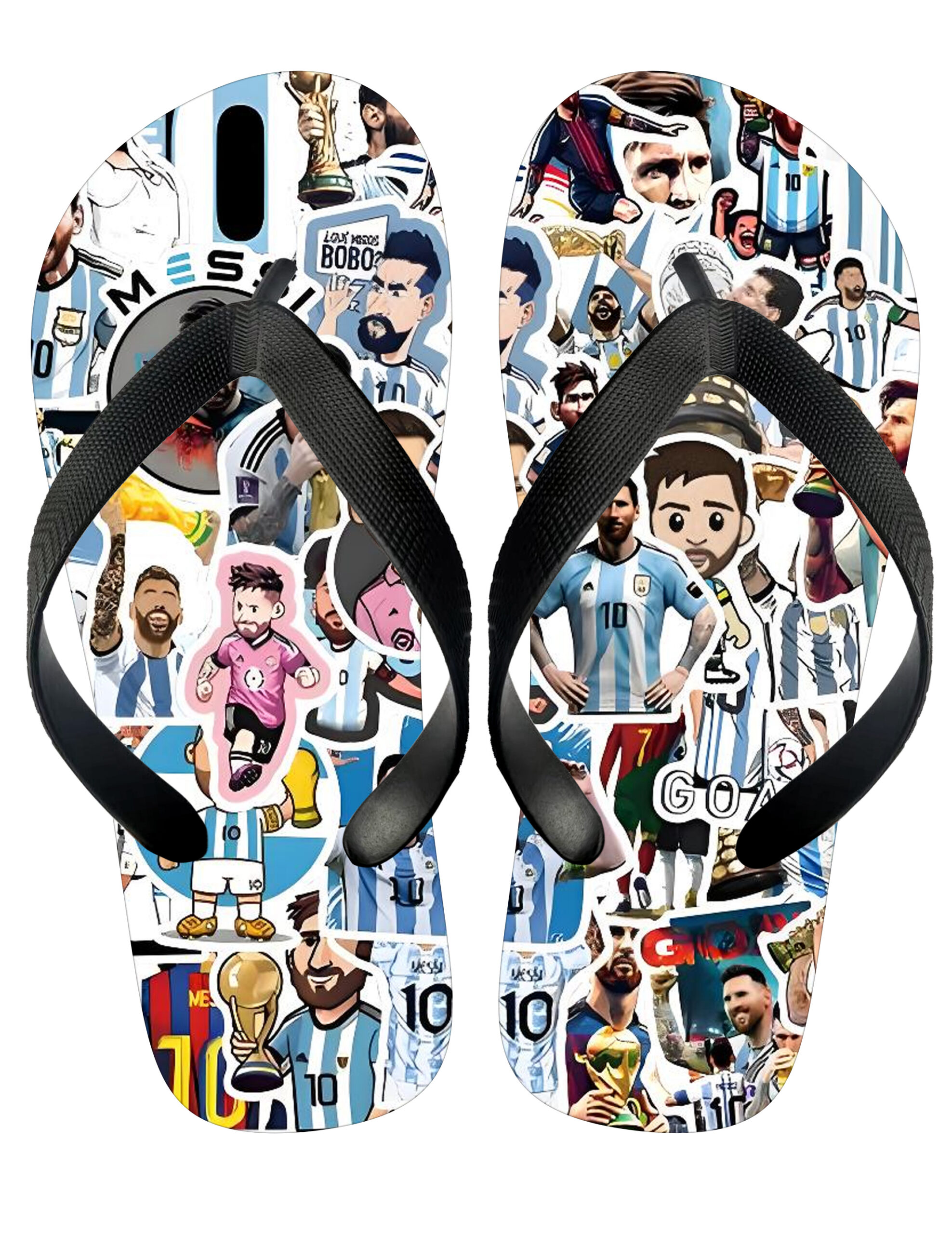 Custom Football Flip Flops – PVC Upper & EVA Sole for Fan Merchandise - Image 5