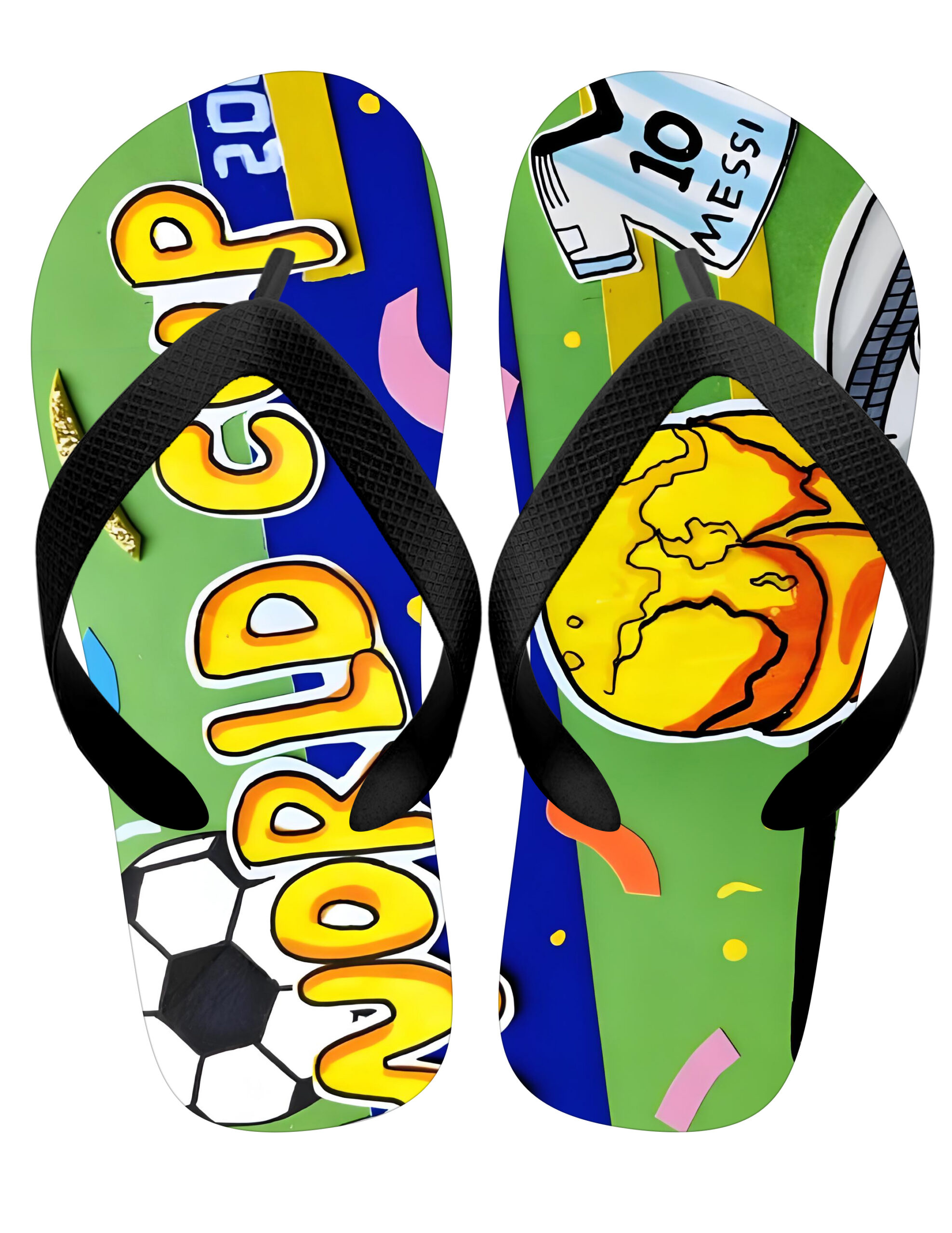 Custom Football Flip Flops – PVC Upper & EVA Sole for Fan Merchandise - Image 6