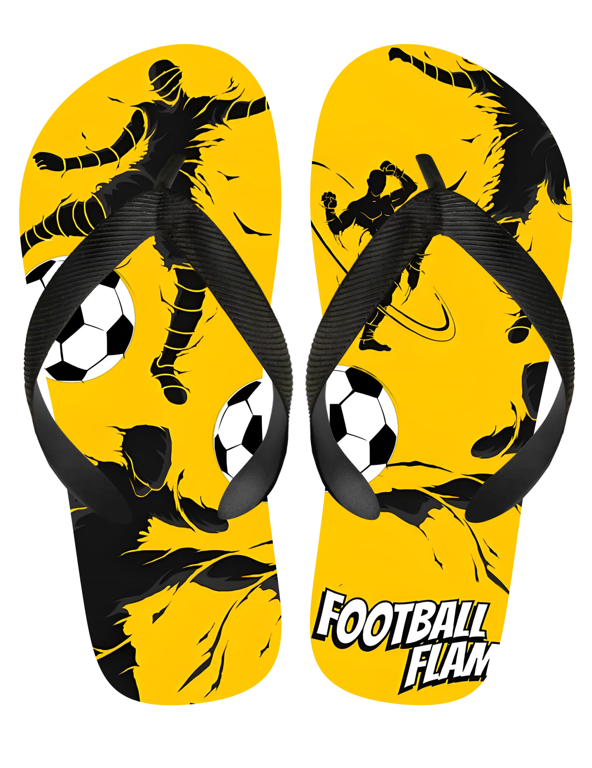 Custom Football Flip Flops – PVC Upper & EVA Sole for Fan Merchandise - Image 11