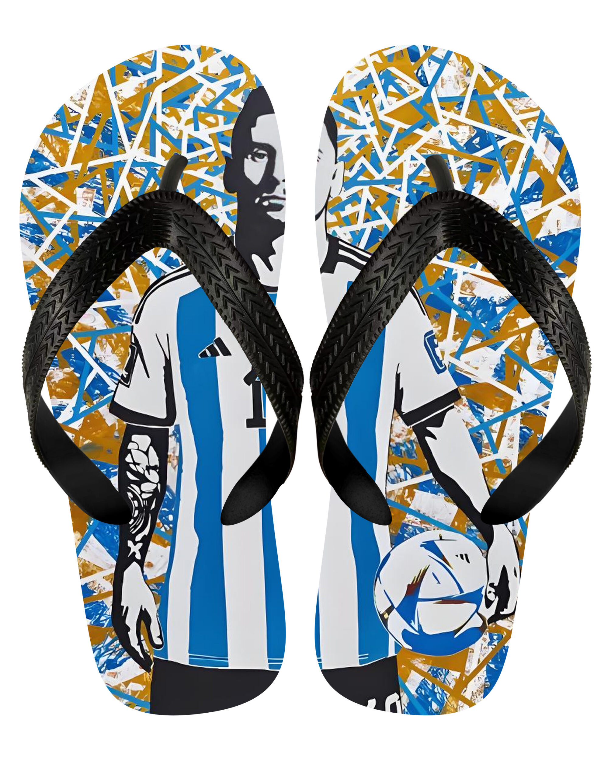 Custom Football Flip Flops – PVC Upper & EVA Sole for Fan Merchandise - Image 12