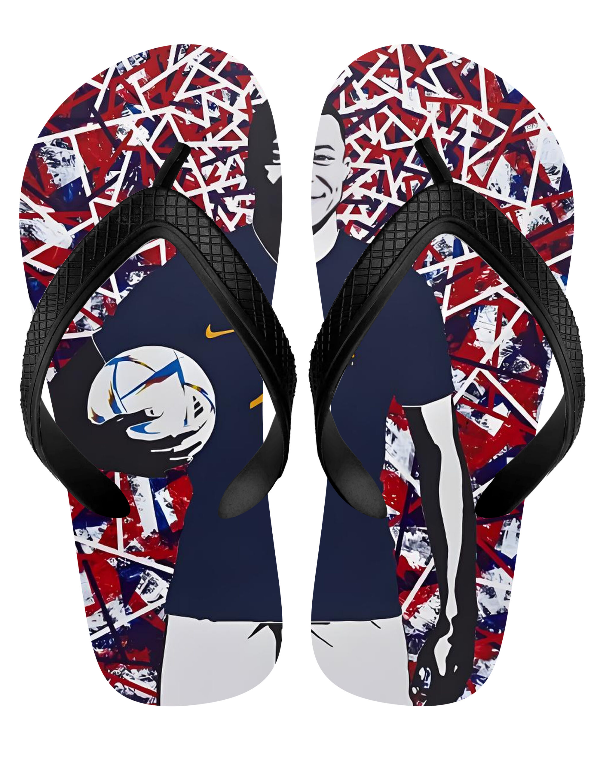 Custom Football Flip Flops – PVC Upper & EVA Sole for Fan Merchandise - Image 13