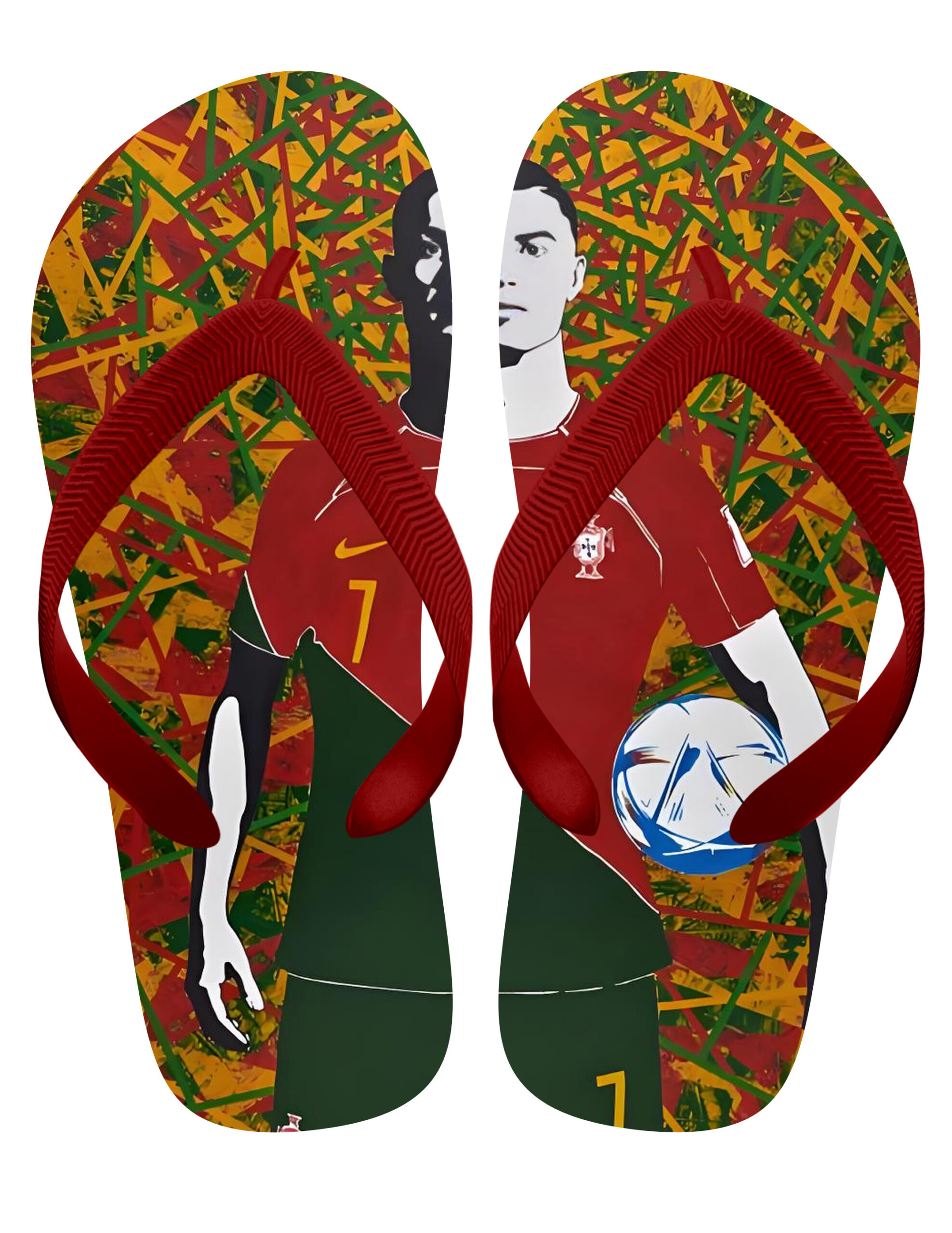 Custom Football Flip Flops – PVC Upper & EVA Sole for Fan Merchandise - Image 14