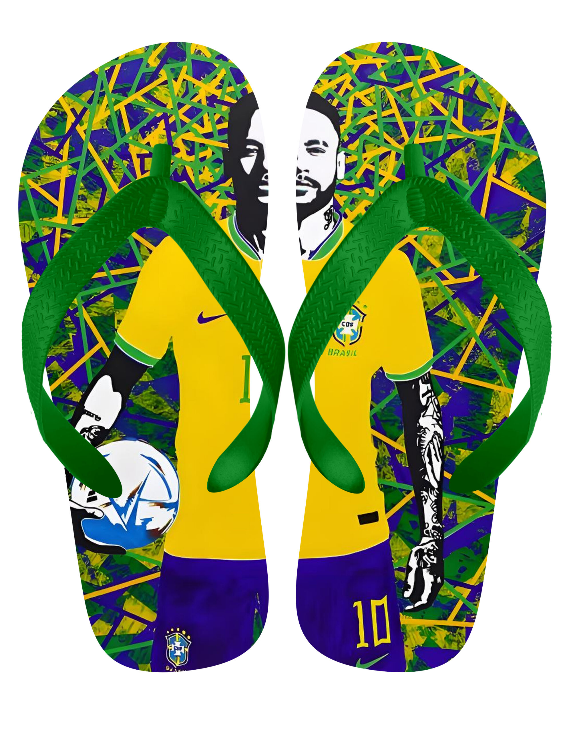Custom Football Flip Flops – PVC Upper & EVA Sole for Fan Merchandise - Image 15