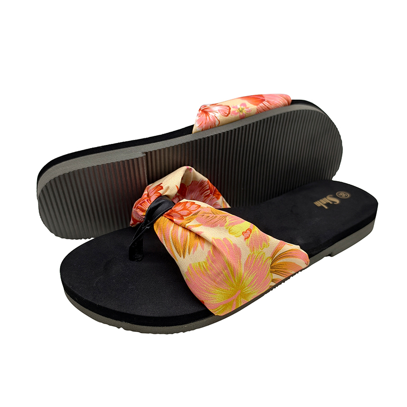 Wholesale Women Bow Knot Flip Flops | Lightweight EVA Beach Sandals OEM ODM