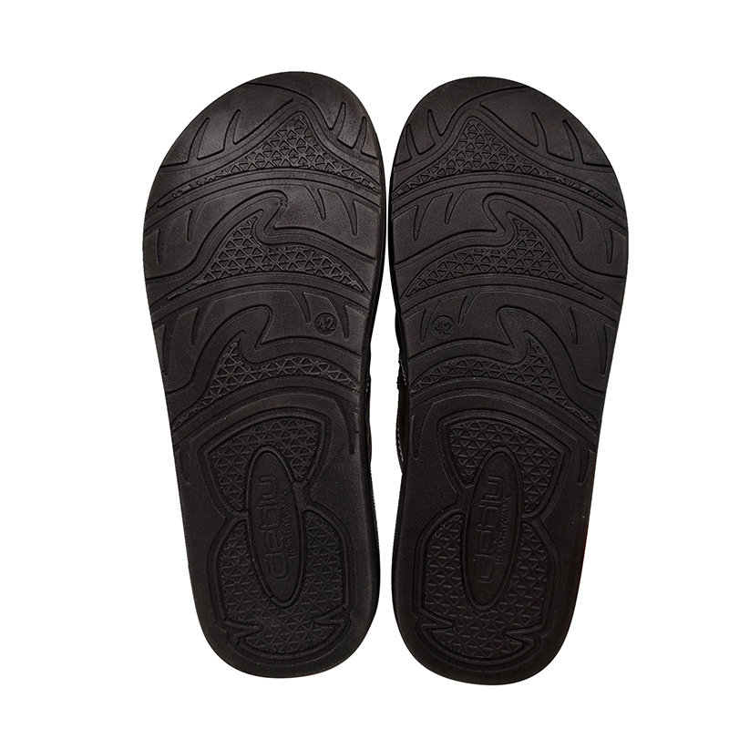 Wholesale Men's Vintage PU Leather Flip Flops - Image 3