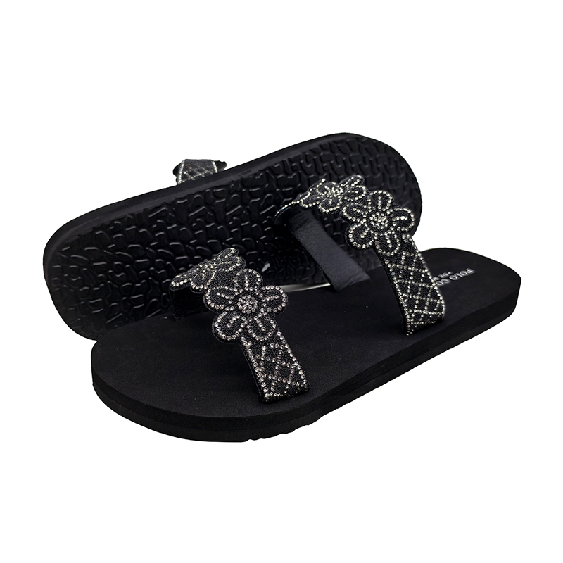 Women's Rhinestone Slide Sandals Wholesale - Image 2